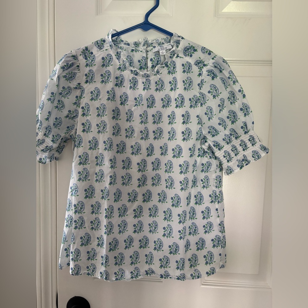 J.Crew Paisley Top